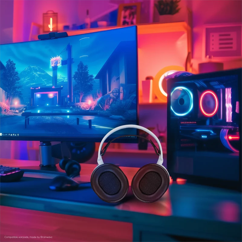 Coussinets en peau de mouton pour casques Steelseries Arctis 1, 3, 5, 7, 9, PRO et PRIME, cuir véritable avec mousse à mémoire de forme