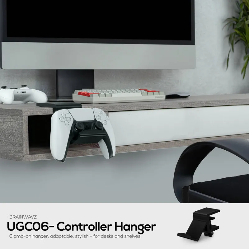Support de contrôleur de jeu de bureau avec pince réglable, conception universelle pour XBOX, PS5, PS4, PC, Steelseries, Steam