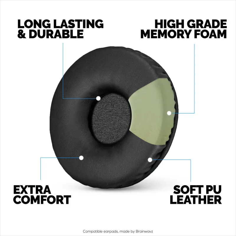 Oreillettes de remplacement pour écouteurs SONY MDR-XB450, XB450AP, XB550AP-cuir PU souple et mousse à mémoire de forme