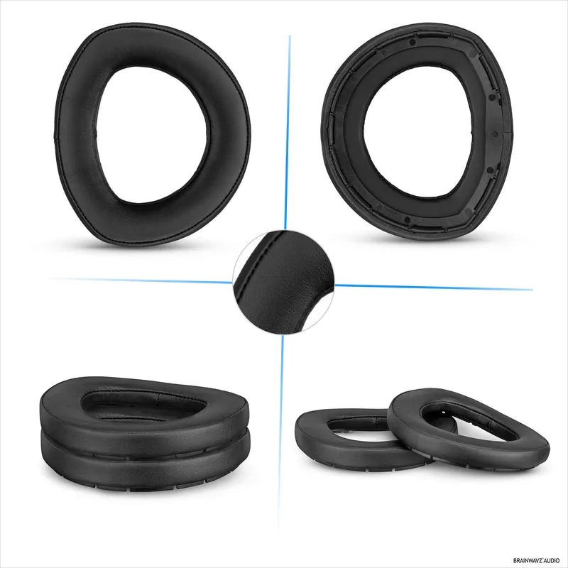 Oreillettes en peau de mouton pour écouteurs SENNHEISER HD800 et HD800S, haute qualité, cuir véritable souple et mousse à mémoire de forme