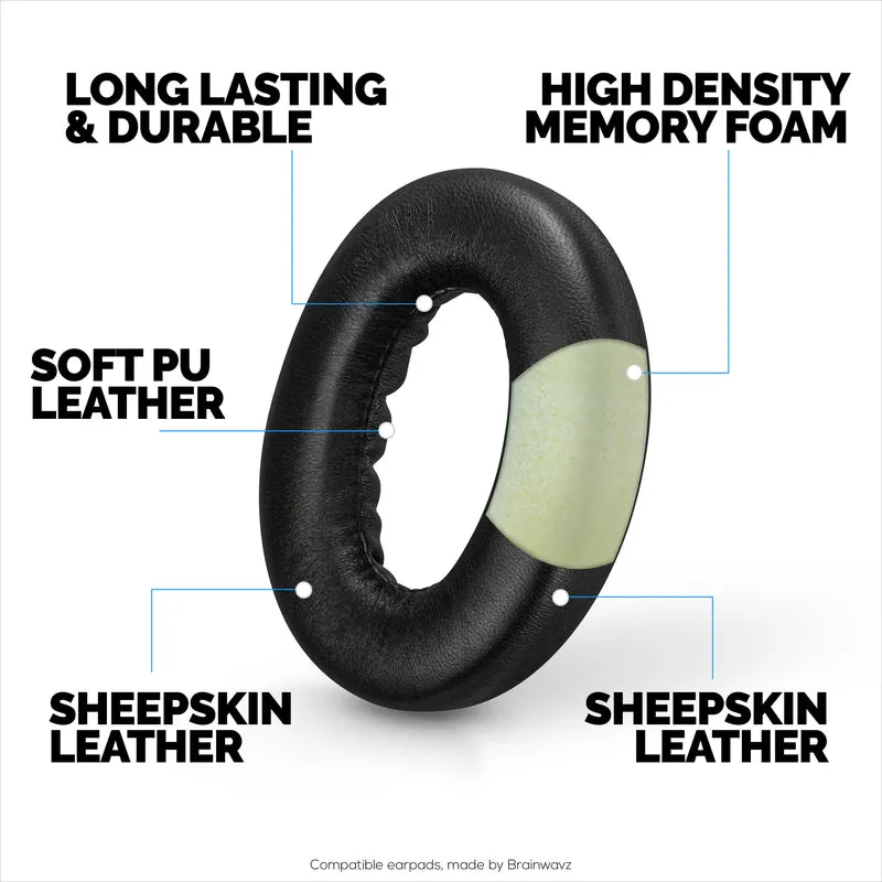 Oreillettes en peau de mouton pour écouteurs BOSE NC700, coussinets d'oreille en cuir souple et mousse à mémoire de forme de haute qualité pour un confort supplémentaire