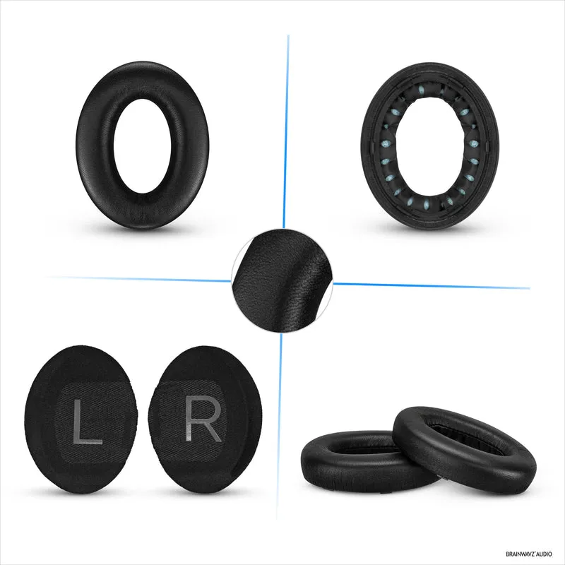Oreillettes en peau de mouton pour écouteurs BOSE NC700, coussinets d'oreille en cuir souple et mousse à mémoire de forme de haute qualité pour un confort supplémentaire