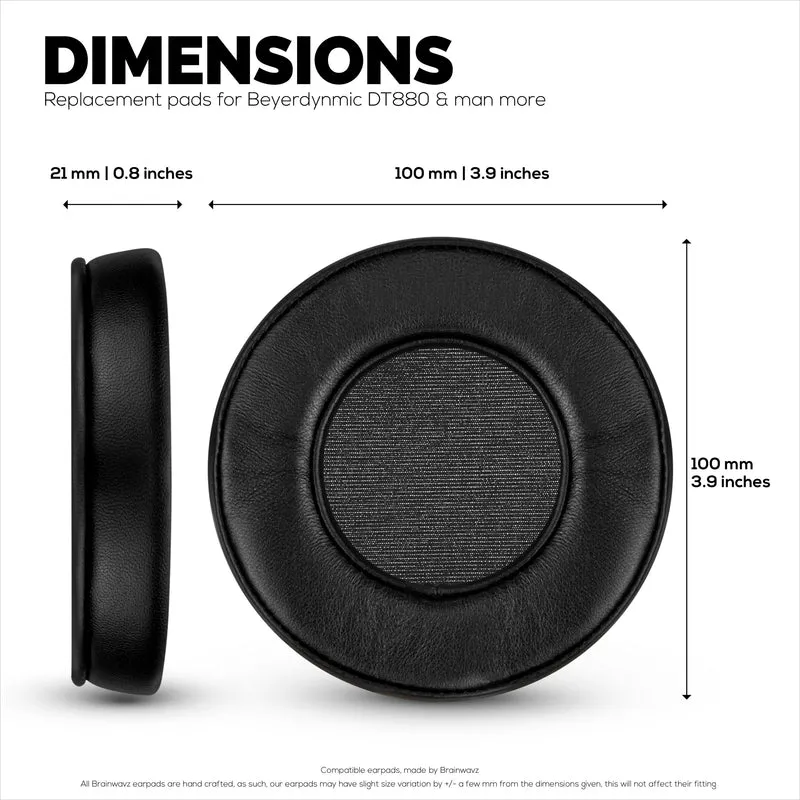 Oreillettes en peau de mouton pour écouteurs BEYERDYNAMIC DT880, DT531, DT690, DT811, séries DT880, DT911, DT931 et DT990