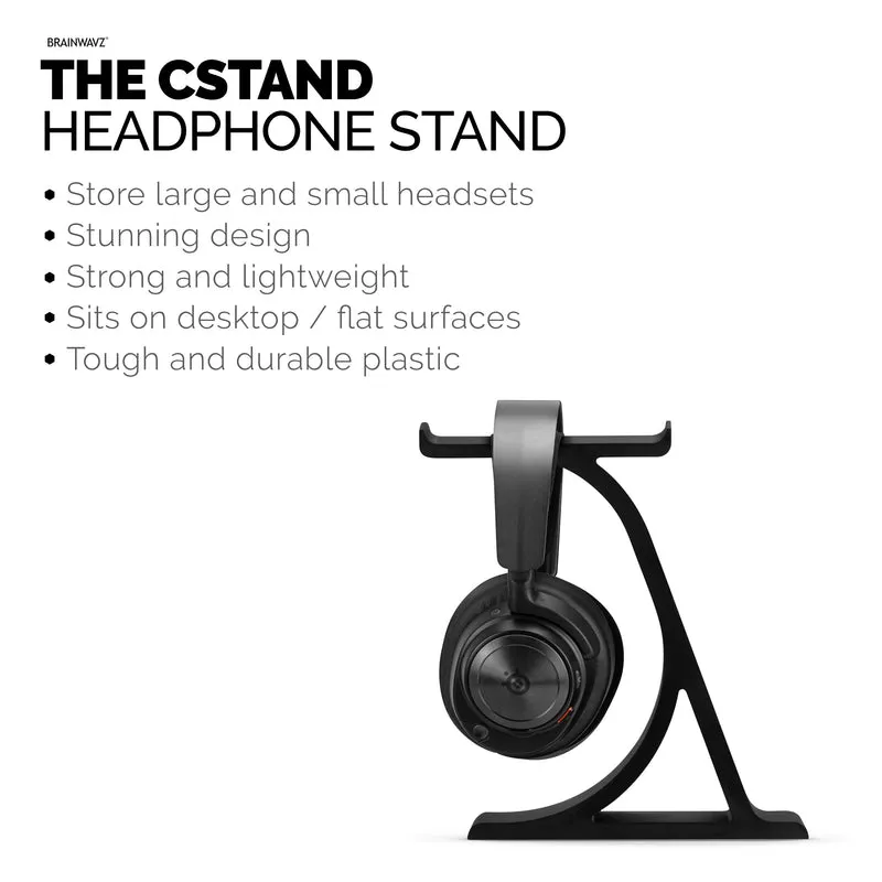Le CSTAND - Support pour casque pour bureaux - Conception universelle pour tous les casques de jeu et audio