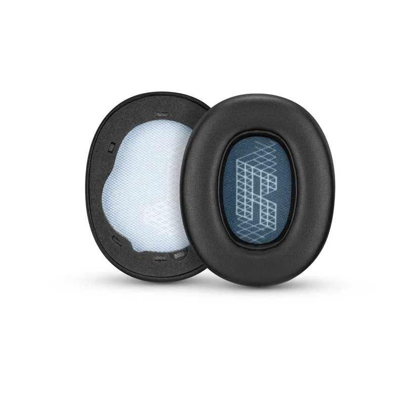 Oreillettes de remplacement pour JBL E65 (E65BT E65BTNC), Live 650 (650NC 650BTNC), Live 660 (660NC 660BTNC) et Duet NC, coussins en cuir PU souple