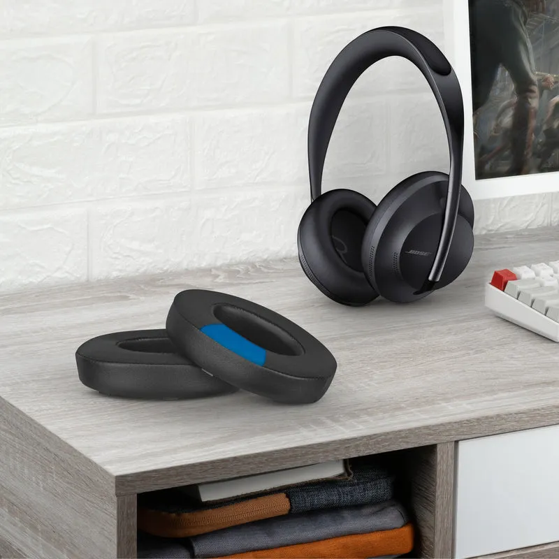 Oreillettes de remplacement hybrides Bose NC700 avec gel, mousse à mémoire de forme, tissus respirants et cuir PU souple
