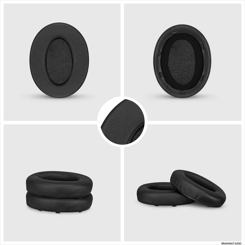 Oreillettes de remplacement pour écouteurs sans fil Sony WH-XB910N avec cuir PU souple et mousse à mémoire de forme
