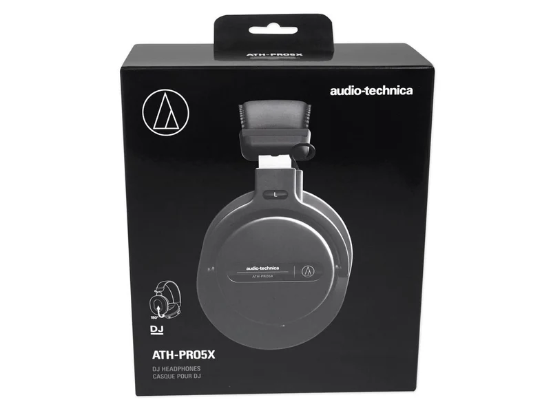 Audio-Technica Consumer ATH-PRO5X Professional Over-Ear DJ Monitor Headphones - Black