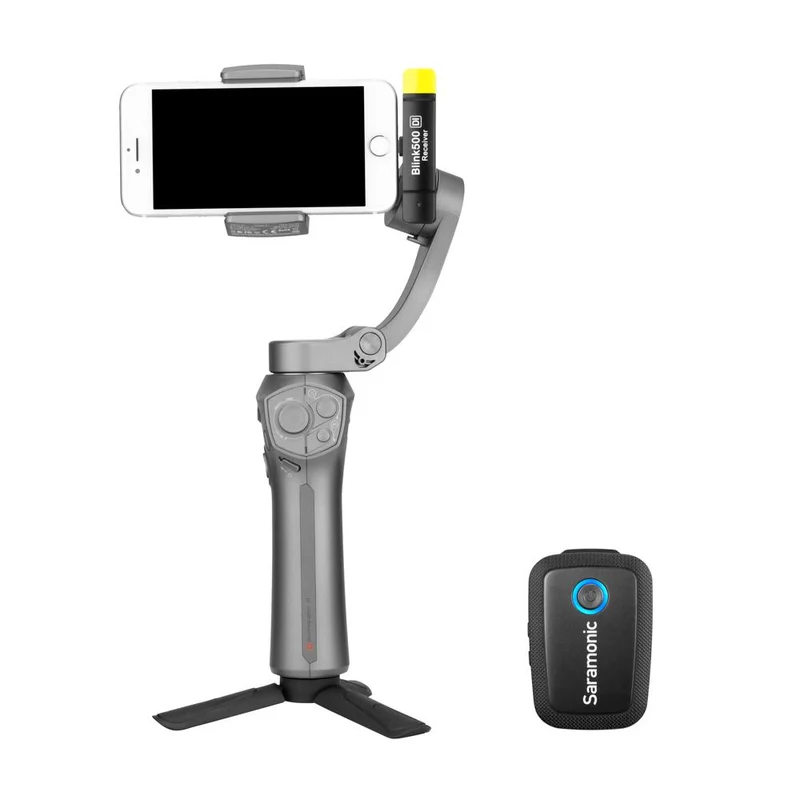 Saramonic Blink 500 Digital Camera-Mount Wireless Omni Lavalier Microphone System (2.4 GHz) - Black - 1 Transmitter + 1 Lav mic - Camera Mount