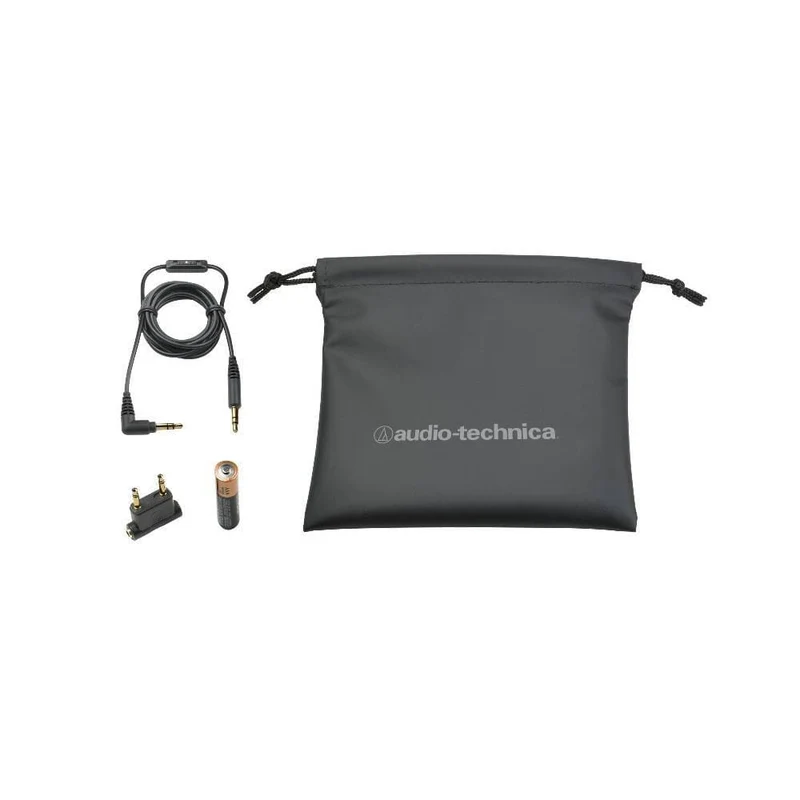 Audio-Technica ATH-ANC20 Consumer QuietPoint Active Noise-Cancelling On-Ear Headphones
