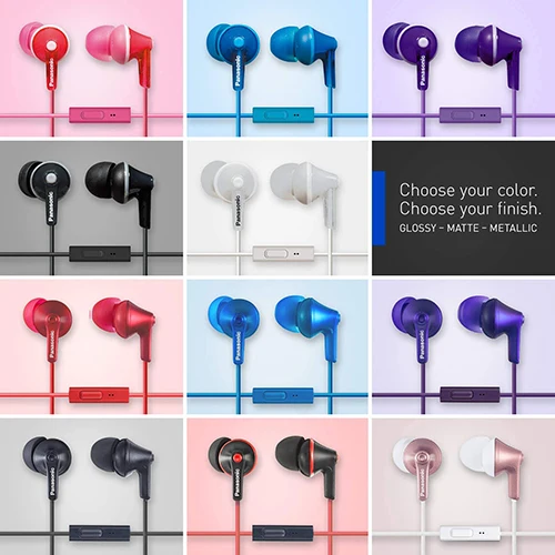 Panasonic RP-TCM125 In-Ear Buds w/ Mic & Remote