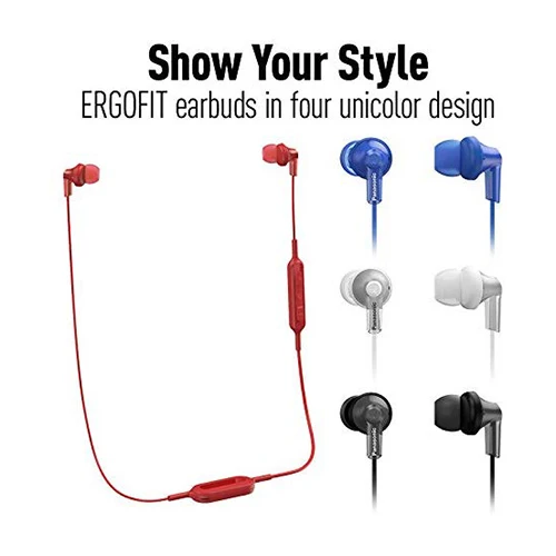 Panasonic RPHJE120BW Ergofit Wireless In Ear Earphone