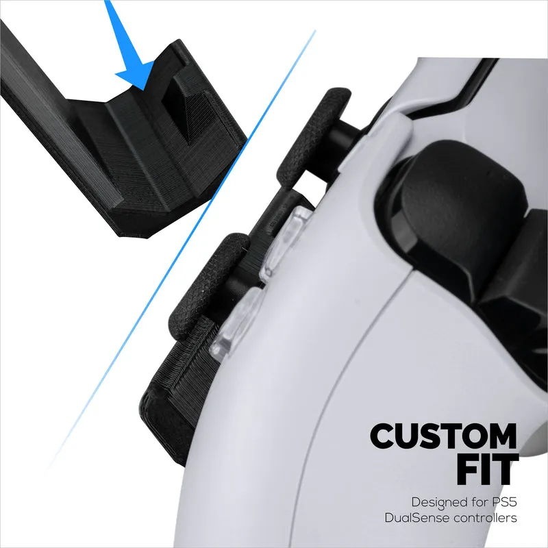 Support de console de contrôleur de jeu PS5 (lot de 2) pour manette de jeu Playstation PS5 DualSense, conception de suspension à crochet, aucun dommage ni adhésif