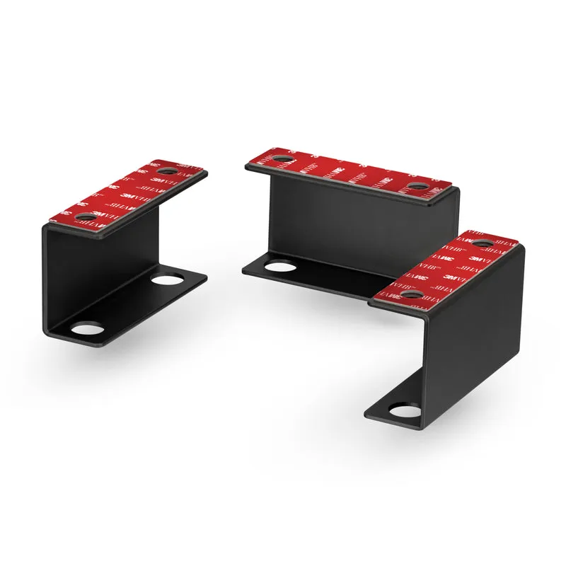 Support pour ordinateur portable sous le bureau en métal, support pour appareils tels que les ordinateurs portables, les routeurs de clavier de surface Macbooks, les modems, le boîtier de câble, le commutateur réseau et plus encore