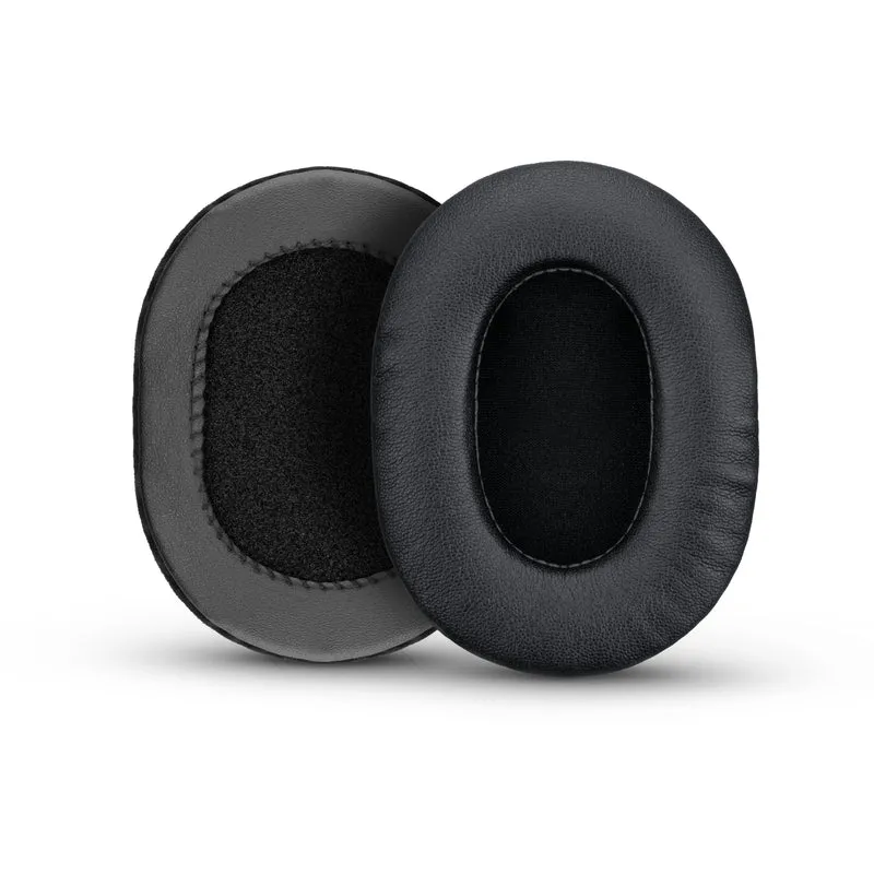 Coussinets de casque de jeu améliorés - Petit ovale - Cuir PU avec gel de refroidissement et mousse à mémoire de forme pour Steelseries, Hyperx, Sony MDR-7506, AKG, Turtlebeach, Sennheiser et plus