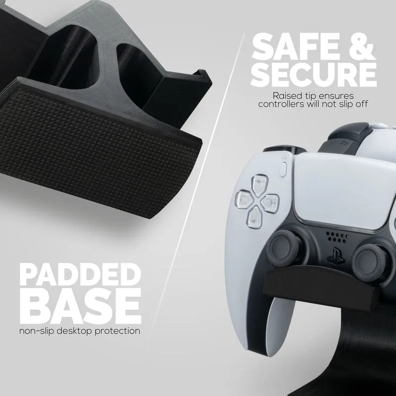 Support de bureau pour contrôleur de jeu double - Conception universelle pour Xbox ONE, PS5, PS4, PC, Steelseries, Steam et plus