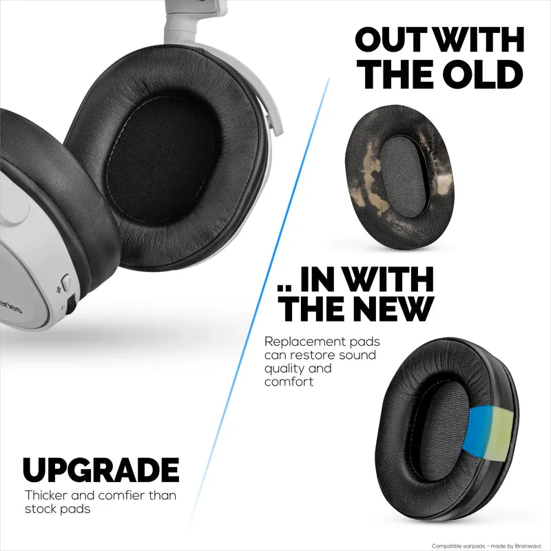 Steelseries Arctis Enhanced Gaming Earpads avec gel de refroidissement et mousse à mémoire de forme - Conçus pour la plupart des casques Arctis