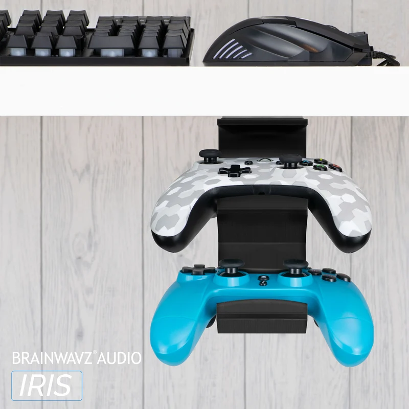 The Iris - Support de contrôleur universel double sous le bureau
