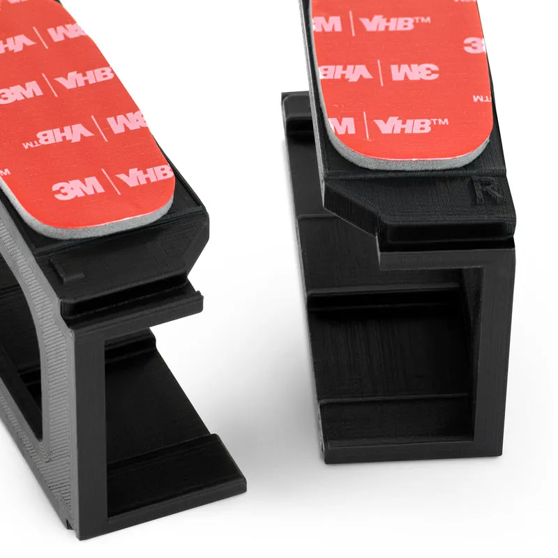 Support de montage sous bureau modulaire pour claviers, routeurs, boîtiers de câbles et plus