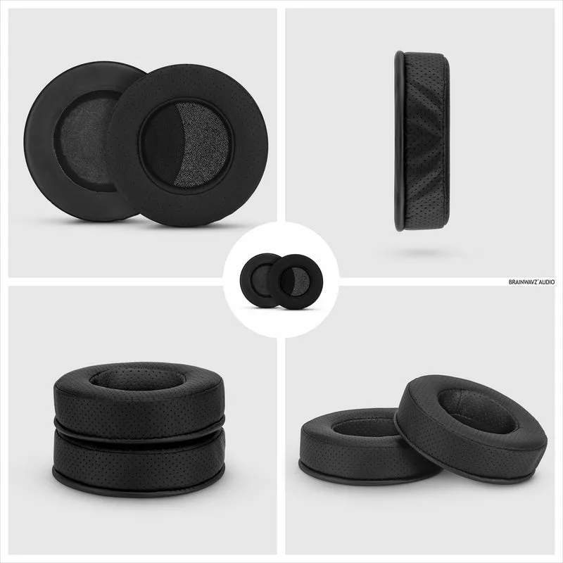 Coussinets d'oreille en mousse à mémoire de forme pour casque - ronds - perforés