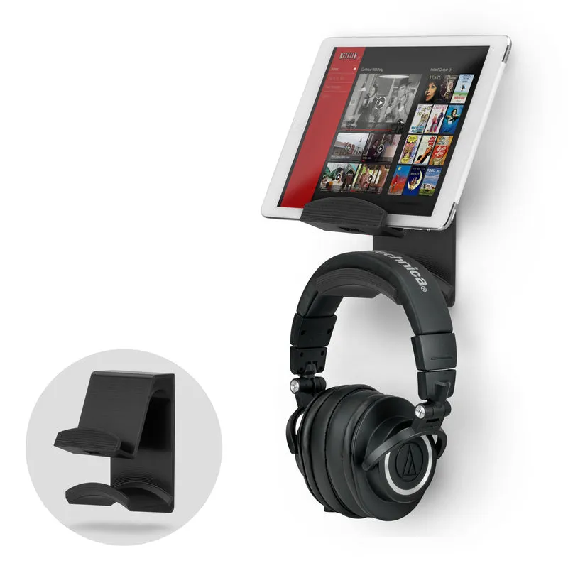 The Hutch - Support pour tablette / téléphone et support pour casque