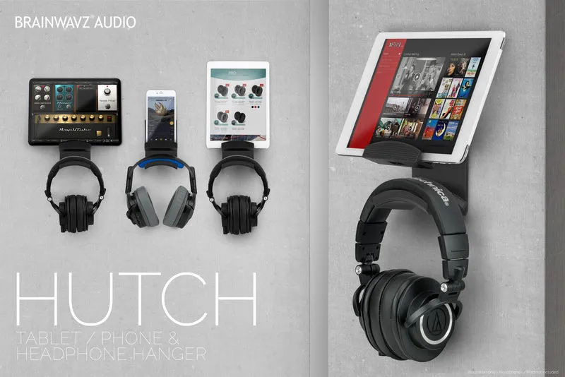 The Hutch - Support pour tablette / téléphone et support pour casque