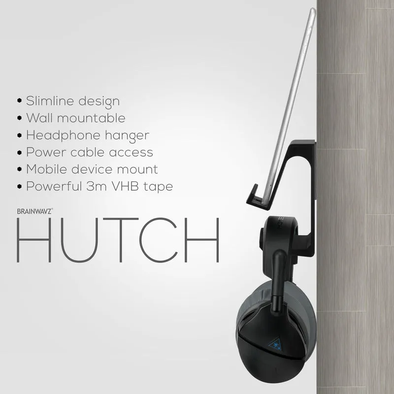 The Hutch - Support pour tablette / téléphone et support pour casque