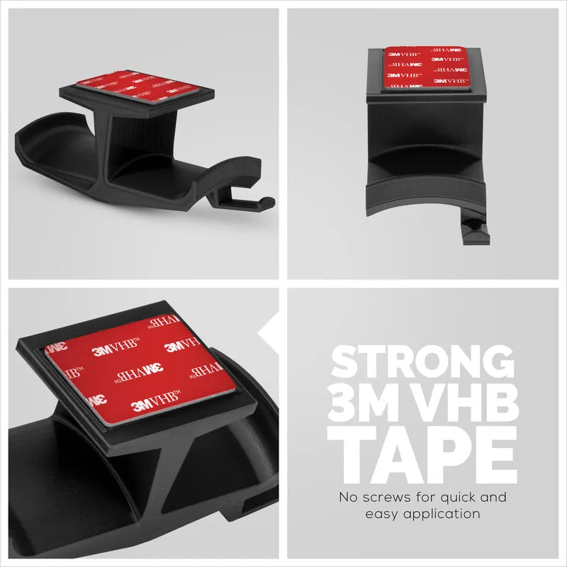 Ultra-T - Support de suspension pour casque double sous le bureau