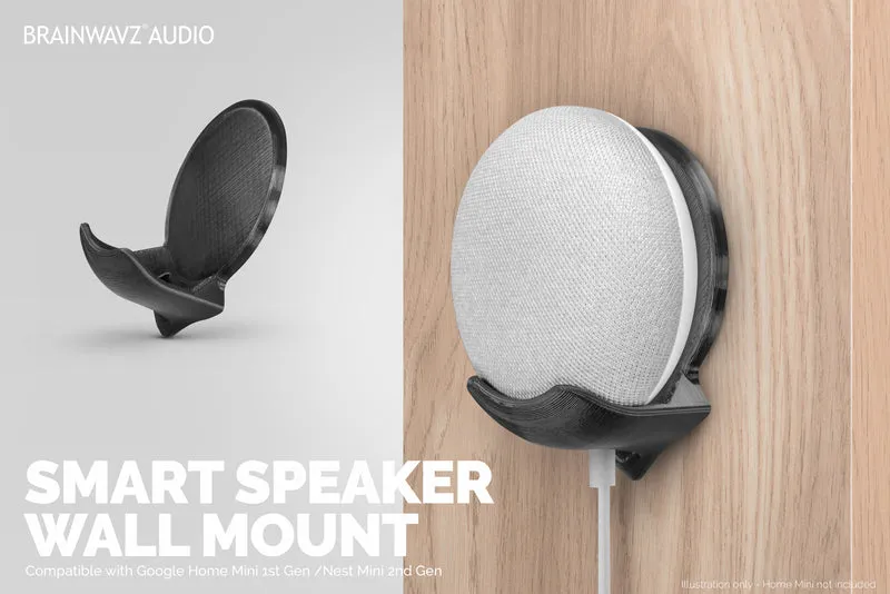 Google Nest Home Mini Stick sur support mural - Facile à installer