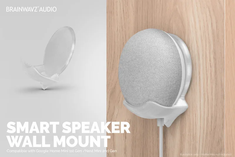 Google Nest Home Mini Stick sur support mural - Facile à installer