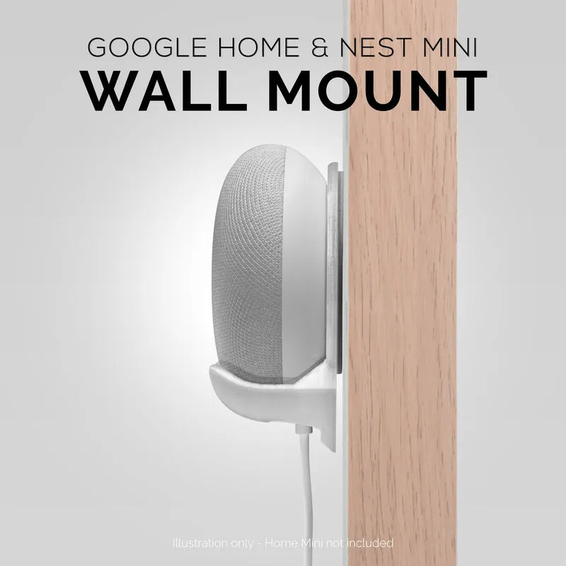 Google Nest Home Mini Stick sur support mural - Facile à installer