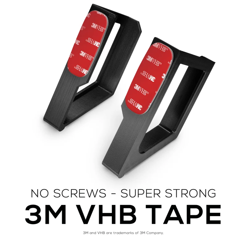Support mural sans vis pour routeurs, décodeurs, appareils intelligents et plus - Appareils jusqu'à 2.25"/57 mm d'épaisseur