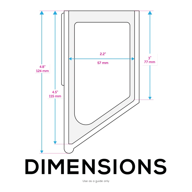 Support mural sans vis pour routeurs, décodeurs, appareils intelligents et plus - Appareils jusqu'à 2.25"/57 mm d'épaisseur