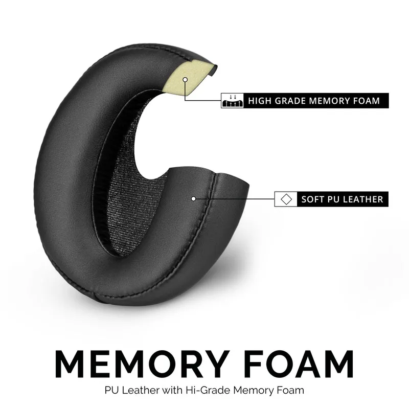 Coussinets de rechange Sony MDR-XB950BT - Convient aux autres casques de la série XB