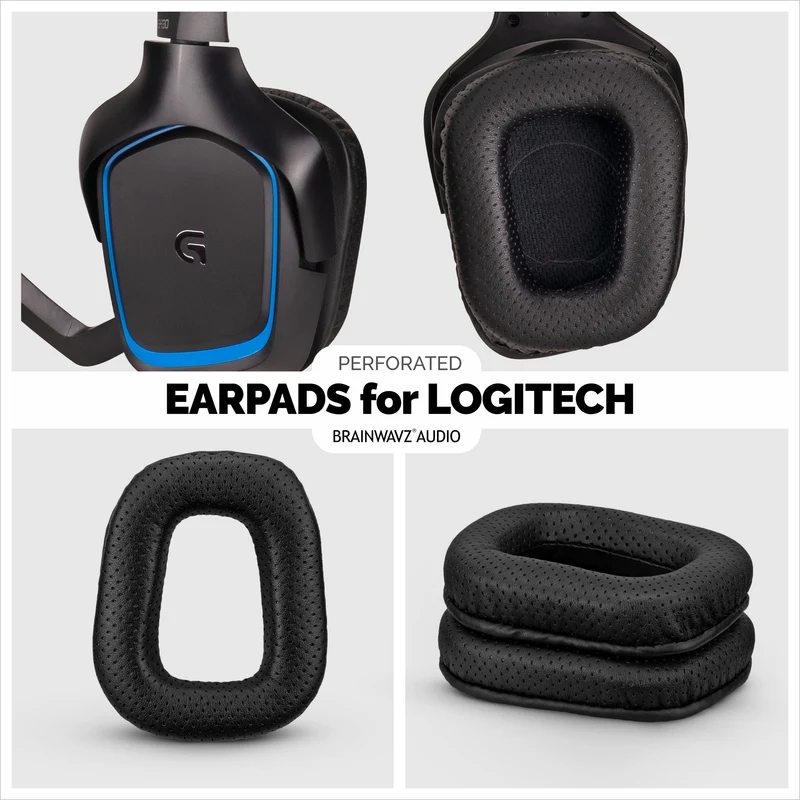 Oreillettes de rechange Logitech G430 G35 G930 F450 - Matériaux de qualité supérieure