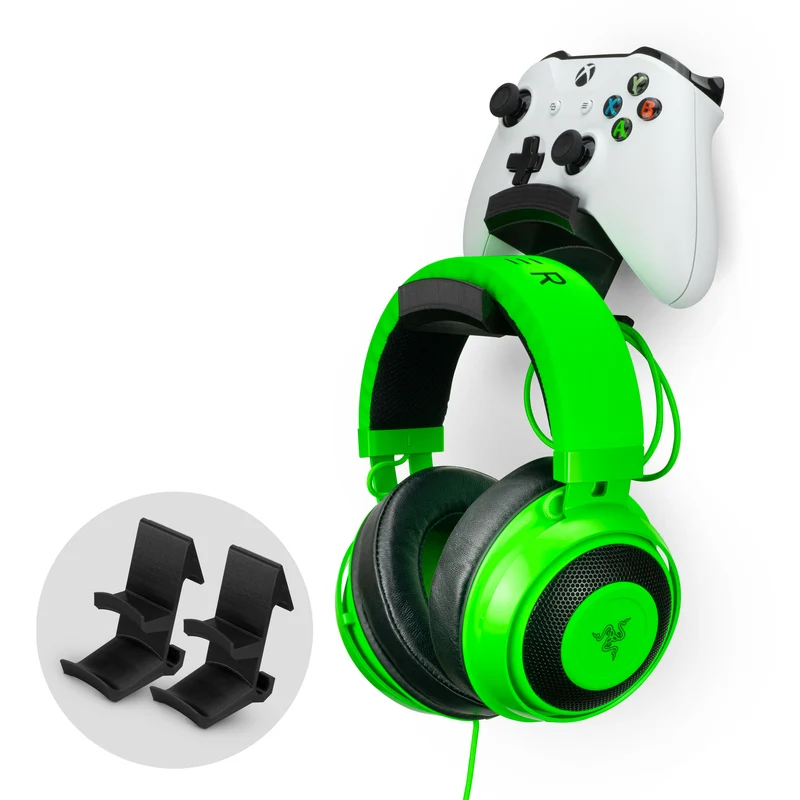 The Colossus - Support pour casque et manette de jeu universel - Support adhésif, sans gâchis ni vis