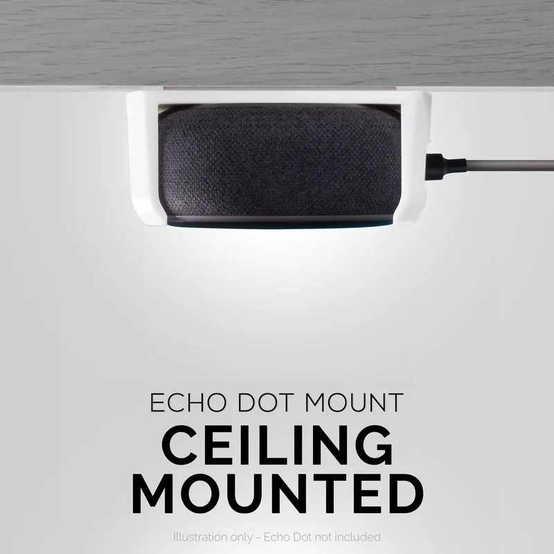 Support adhésif pour mur et plafond Echo Dot