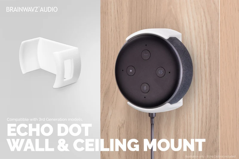 Support adhésif pour mur et plafond Echo Dot