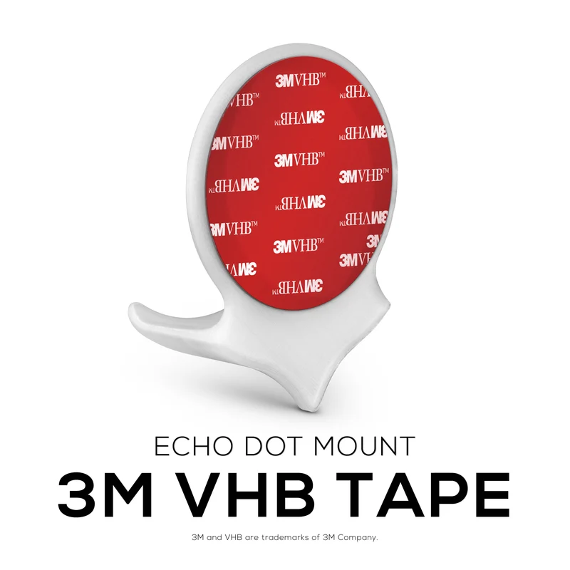 Support de fixation murale adhésive Echo Dot