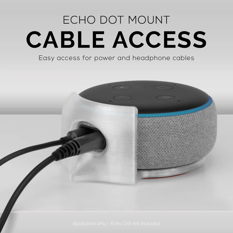 Support de fixation murale adhésive Echo Dot