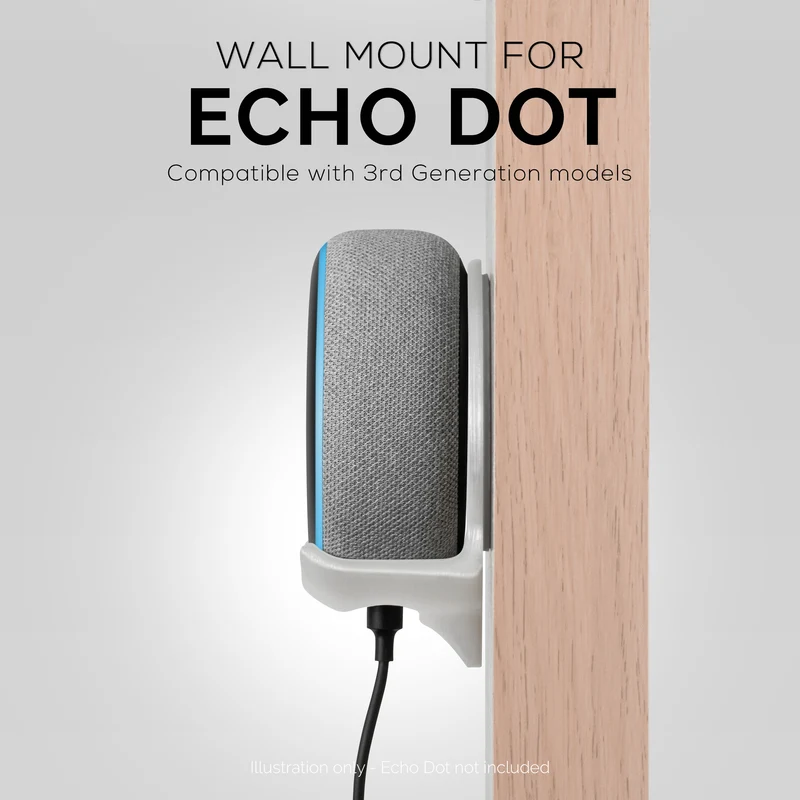 Support de fixation murale adhésive Echo Dot
