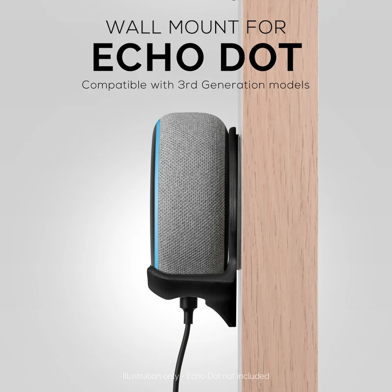 Support de fixation murale adhésive Echo Dot