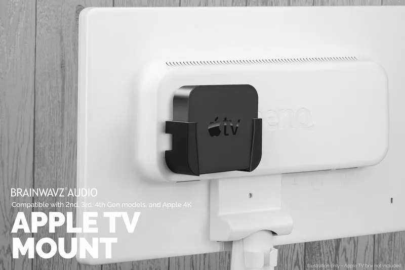 Support mural et TV adhésif Apple TV 4K et HD - Pas de vis ni de dégâts