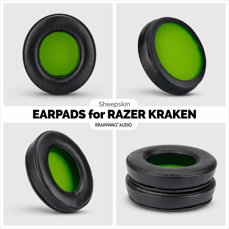 Oreillettes de rechange en cuir de mouton Razer Kraken