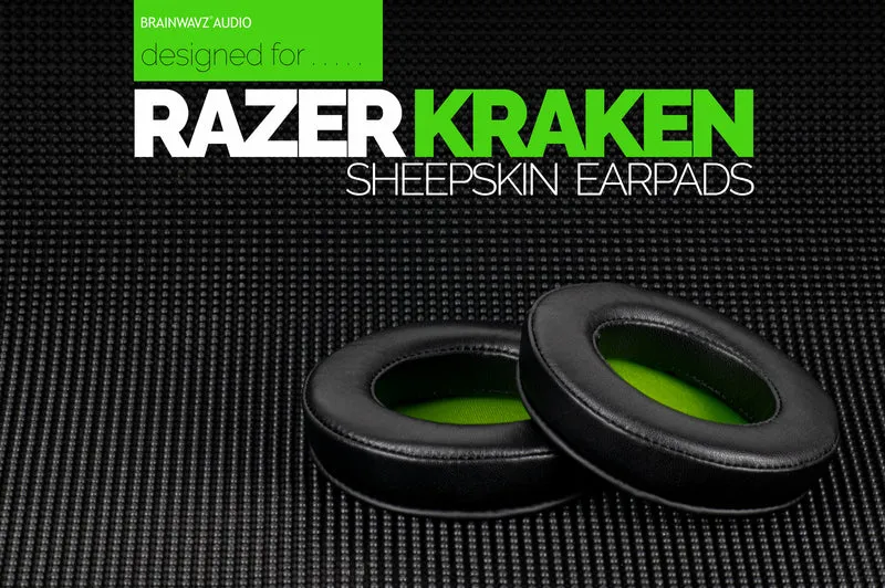 Oreillettes de rechange en cuir de mouton Razer Kraken