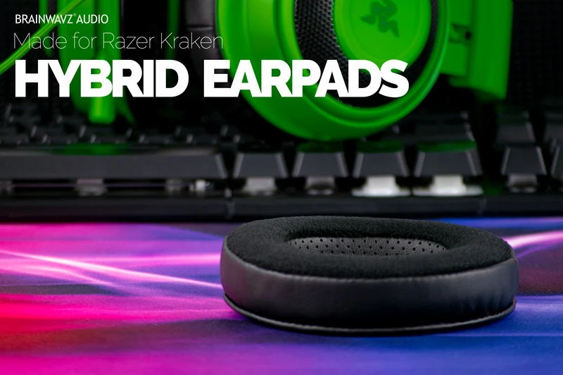 Oreillettes de rechange Razer Kraken - Hybride
