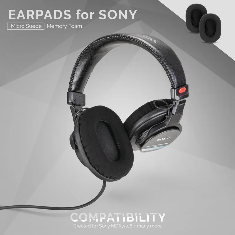 Coussinets d'oreille haut de gamme SONY MDR-7506 - Micro Suede