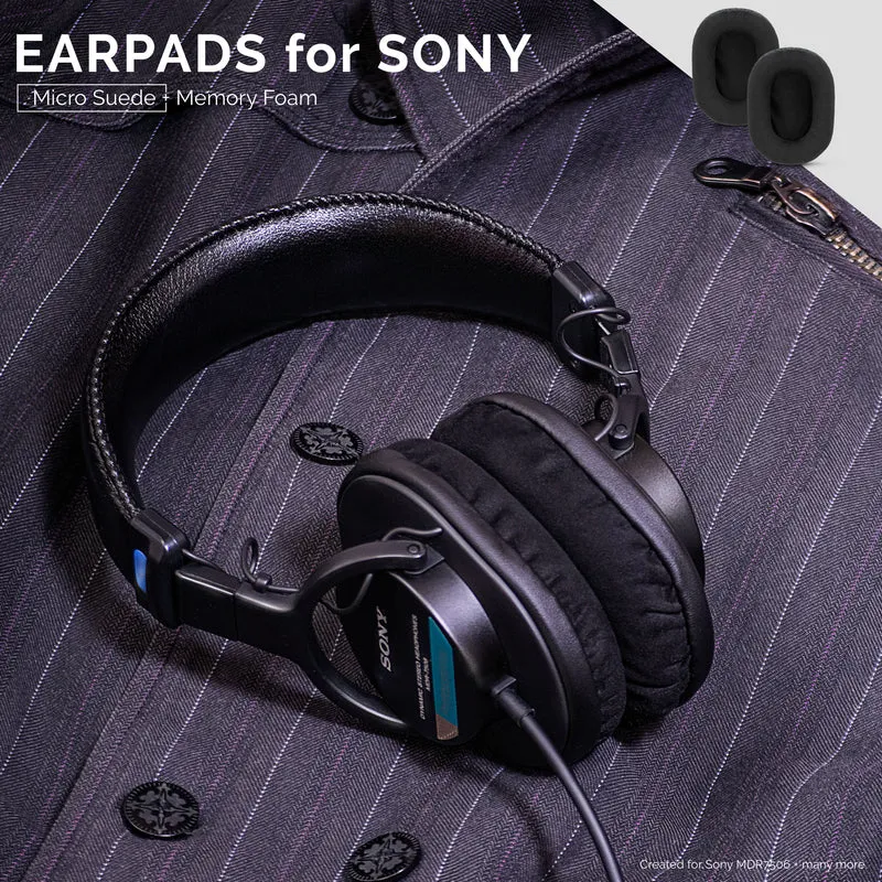 Coussinets d'oreille haut de gamme SONY MDR-7506 - Micro Suede