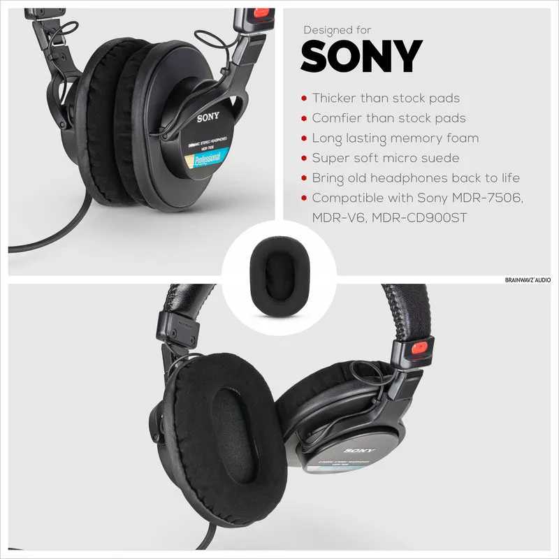 Coussinets d'oreille haut de gamme SONY MDR-7506 - Micro Suede