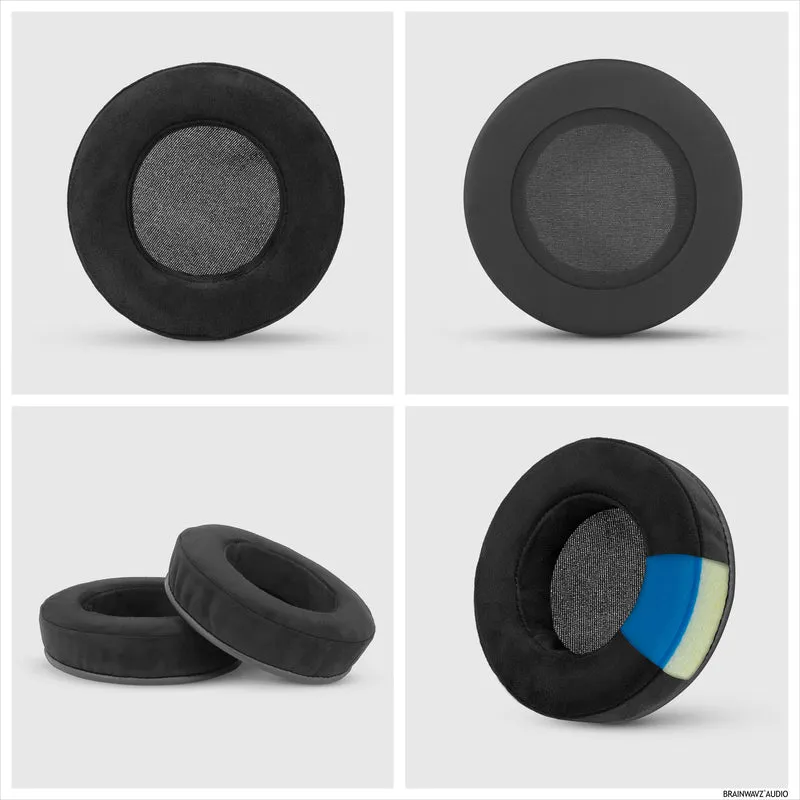 Oreillettes de jeu Brainwavz GEL - XL - Micro suède avec mousse à mémoire